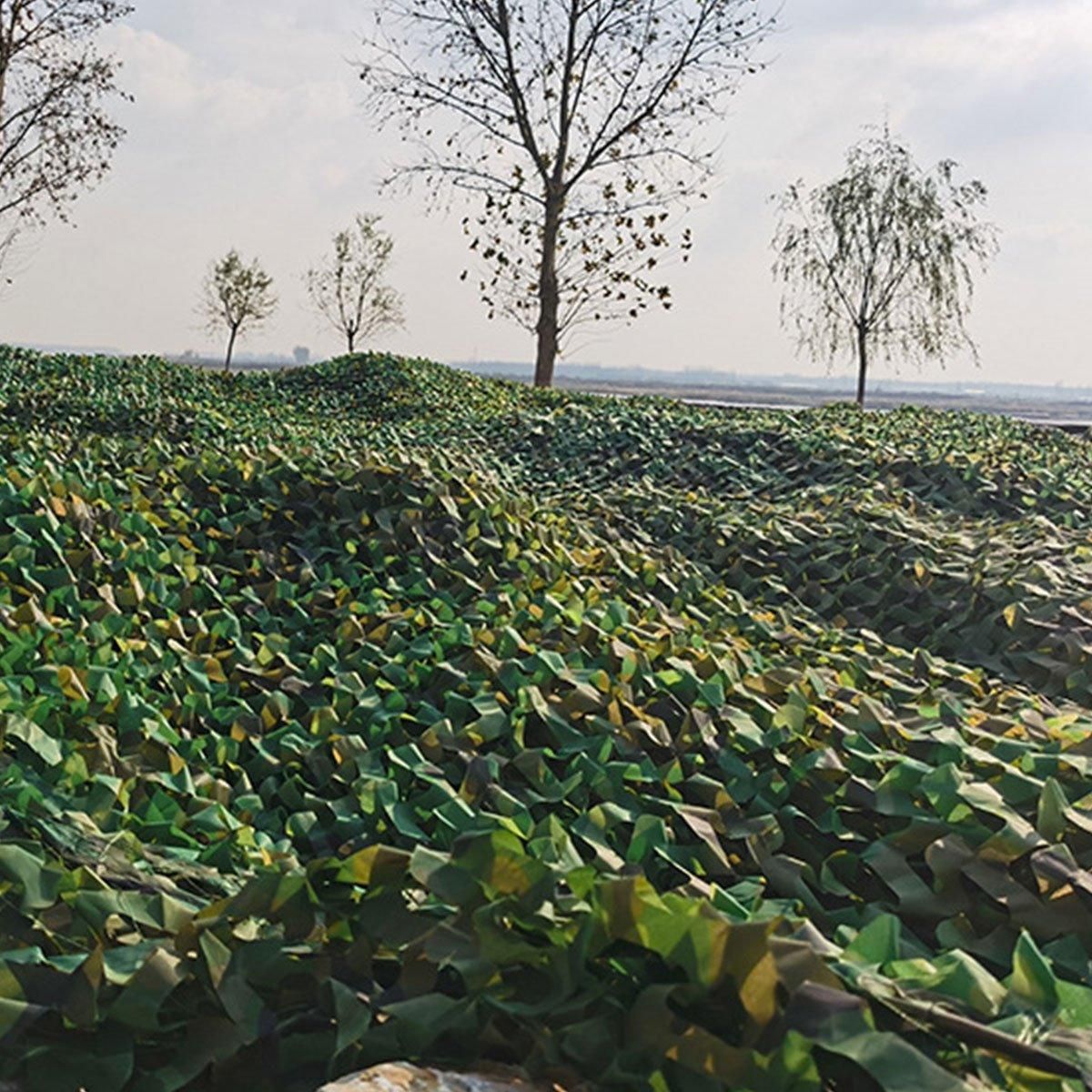 Outdoor Camouflage Mesh Sunscreen Shade Heat Insulation Leaf Decorative Fabrics