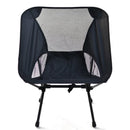 Outdoor Portable Lightweight Folding Camping Chair High Back Fishing Chair - Red