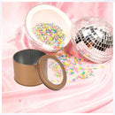 10pcs Open Window Cake Tin Box Bakery Biscuit Packaging Storage Tin Box Set - Gold