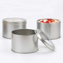 10pcs Open Window Cake Tin Box Bakery Biscuit Packaging Storage Tin Box Set - Gold