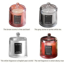 2Pcs Smokeless Glass Aromatherapy Candles Scented Gift Set for Relaxation - Freesia