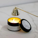 Stainless Steel Candle Flame Snuffer Candle Stopper Wick Snuffer Home Candle Tool - Rose Gold
