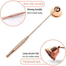 Stainless Steel Candle Flame Snuffer Candle Stopper Wick Snuffer Home Candle Tool - Rose Gold
