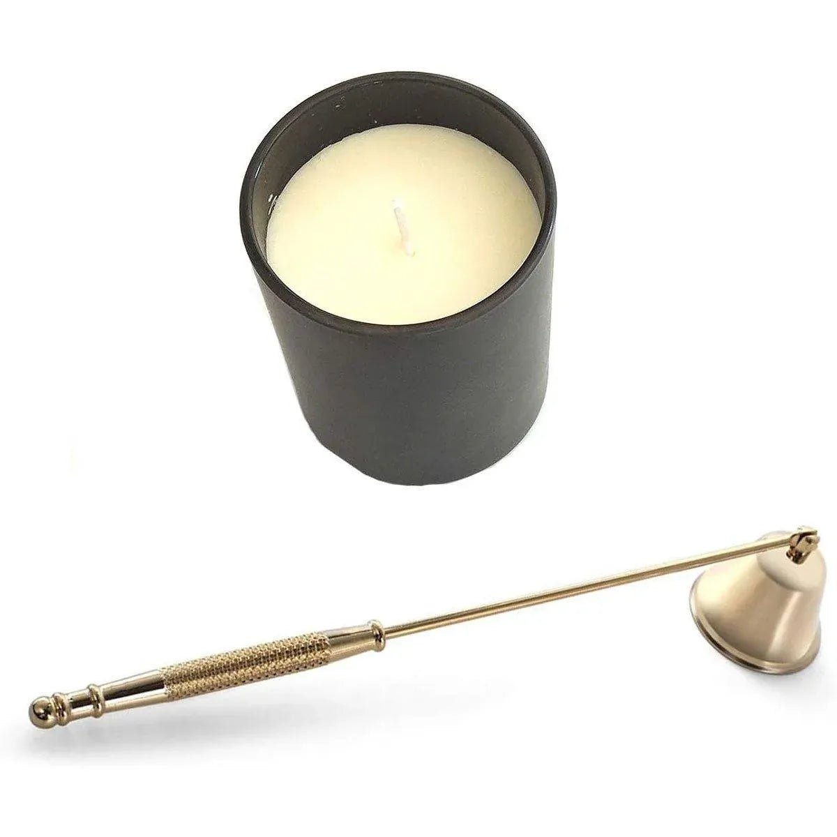 Stainless Steel Candle Flame Snuffer Candle Stopper Wick Snuffer Home Candle Tool - Rose Gold