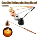 Stainless Steel Candle Flame Snuffer Candle Stopper Wick Snuffer Home Candle Tool - Rose Gold
