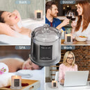 2Pcs Smokeless Glass Aromatherapy Candles Scented Gift Set for Relaxation - Lime Basil