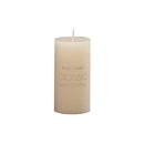 12pcs White Cylindrical Pillar Candles For Wedding Decor Long Burning Unscented - 5x10cm
