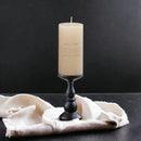 12pcs White Cylindrical Pillar Candles For Wedding Decor Long Burning Unscented - 5x5cm
