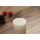 12pcs White Cylindrical Pillar Candles For Wedding Decor Long Burning Unscented - 5x5cm