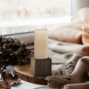 12pcs White Cylindrical Pillar Candles For Wedding Decor Long Burning Unscented - 5x5cm