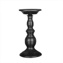 2pcs Black Iron Candle Holders for Candlelight Dinner Atmosphere Decoration Set
