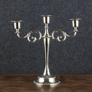 3/5 Arms Alloy Candle Holder Stand Candlesticks Candelabra Wedding Home Decor - 3-Bronze