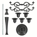 3/5 Arms Alloy Candle Holder Stand Candlesticks Candelabra Wedding Home Decor - 3-Bronze