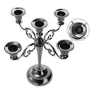 3/5 Arms Alloy Candle Holder Stand Candlesticks Candelabra Wedding Home Decor - 3-Bronze