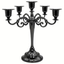 3/5 Arms Alloy Candle Holder Stand Candlesticks Candelabra Wedding Home Decor - 3-Bronze
