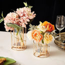Wrought Iron Candle Holder Romantic Candlestick Ornament Dinner Table Decor Prop - S
