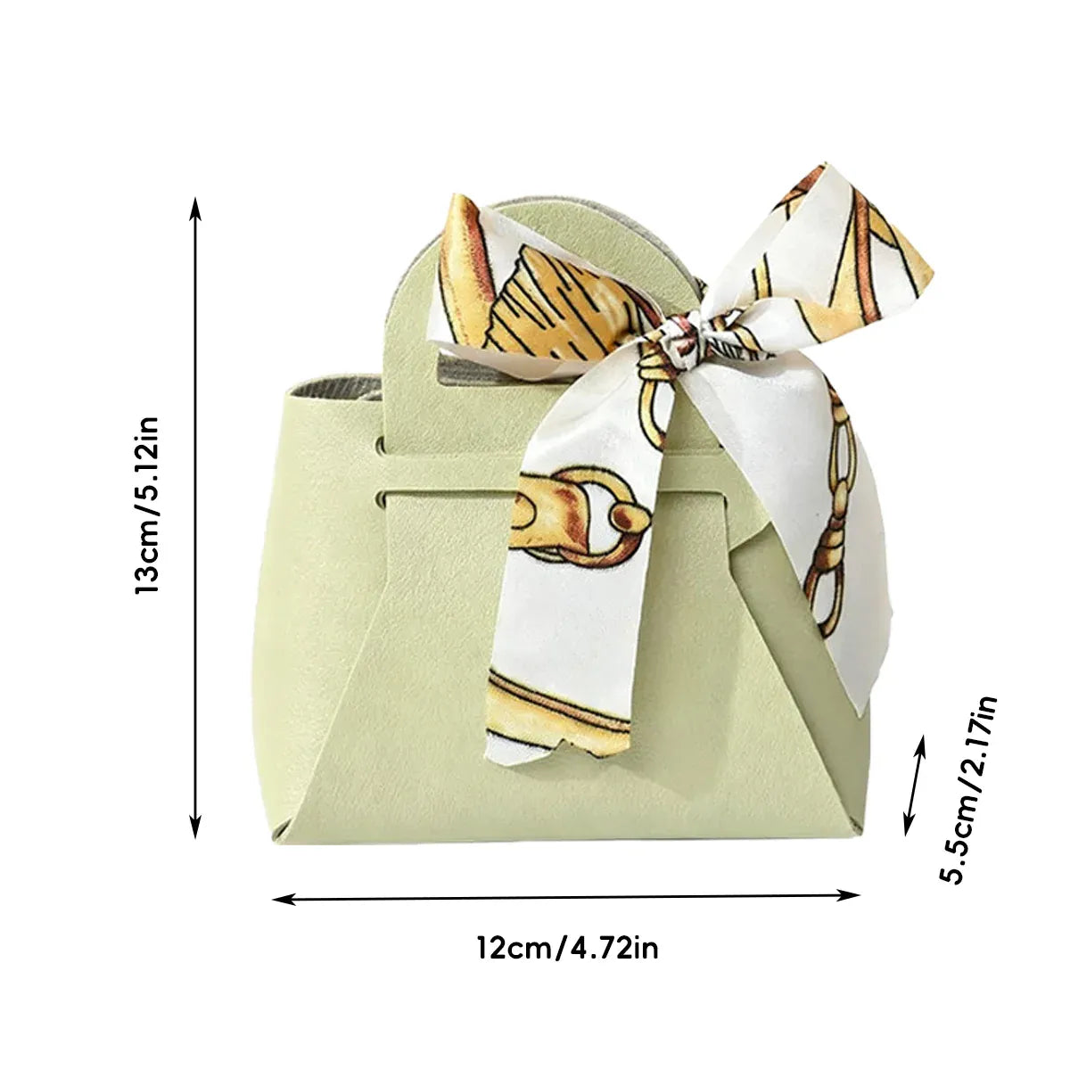20PCS Handheld Wedding Candy Packaging Bags for Party Favors Wedding Decor Use - Green