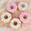 100pcs Wedding Candy Boxes Gift Packaging Doughnut Biscuit Box Paper Party Favor - Baby pink
