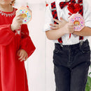 100pcs Wedding Candy Boxes Gift Packaging Doughnut Biscuit Box Paper Party Favor - Baby pink