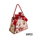 50pcs Wedding Candy Box Gift Box for Party Favors Decorative Candy Packaging - Champagne
