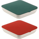Plastic Fruit Plate Candy Box Dried Fruit Storage Box Snacks Nuts Tray Holder - Green