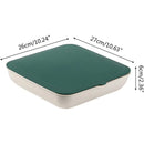 Plastic Fruit Plate Candy Box Dried Fruit Storage Box Snacks Nuts Tray Holder - Green