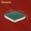Plastic Fruit Plate Candy Box Dried Fruit Storage Box Snacks Nuts Tray Holder - Green