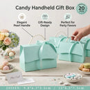 20pcs Pearl Handle Gift Box Set Wedding Favour Candy Box Party Packaging - S