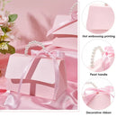 20pcs Pink Pearl Handle Gift Box Set Wedding Favour Candy Party Packaging - L