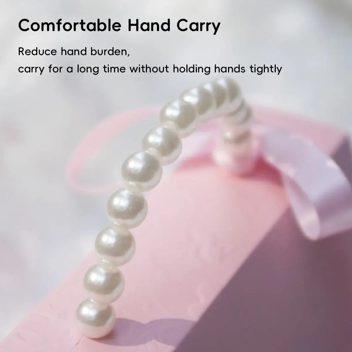 20pcs Pink Pearl Handle Gift Box Set Wedding Favour Candy Party Packaging - S