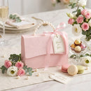 20pcs Pink Pearl Handle Gift Box Set Wedding Favour Candy Party Packaging - S