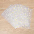 100Pcs Clear Daisy Cookie Bags with Handle - Party Candy Packaging - Daisy