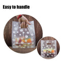 100Pcs Clear Daisy Cookie Bags with Handle - Party Candy Packaging - Daisy