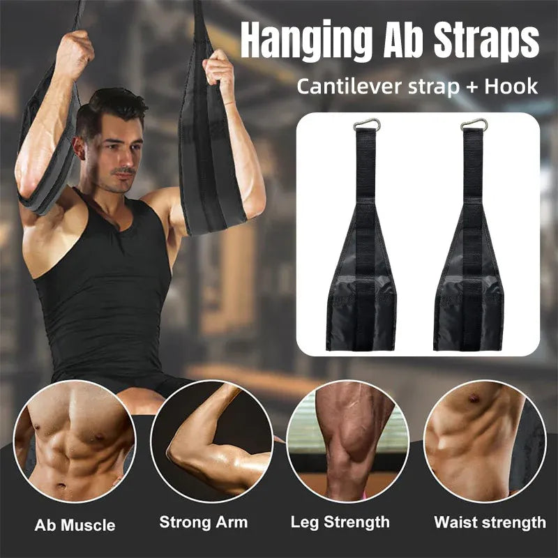 Pull Up Bar Strap Suspension Trainer Home Fitness Cantilever Strength Equipment