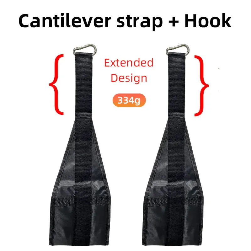 Pull Up Bar Strap Suspension Trainer Home Fitness Cantilever Strength Equipment
