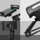 Hands Free Floor Stand Adjustable Bed Clip Holder For Tablet iPad iPhone Switch - 175cm White(Floor Cantilever Stand