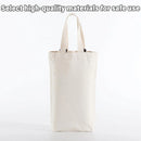 10pcs Portable Wine Bag Canvas Burlap Bottle Packing Holder for Gift Storage - 30x15x8cm