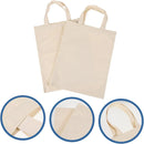 10PCS Double Bottle Wine Canvas Gift Bags with Handles for Party