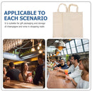 10PCS Double Bottle Wine Canvas Gift Bags with Handles for Party
