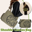 Canvas Shoulder Messenger Bag Large Capacity Travel Laptop Crossbody Bag