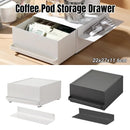 Coffee Pod Storage Drawer Space Saving Organizer for Home Countertop Cabinet - Black