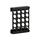 Wall Mounted Coffee Capsule Storage Rack SpaceSaving for Kitchen Cafe Countertop - Black