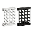 Wall Mounted Coffee Capsule Storage Rack SpaceSaving for Kitchen Cafe Countertop - Black