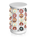 Coffee Pod Carousel Organiser 40 Capacity Rotating for Coffee Bar