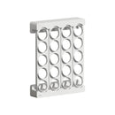Wall Mounted Coffee Capsule Storage Rack SpaceSaving for Kitchen Cafe Countertop - White