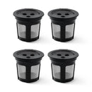 4PCS 3 Hole K-Cup Coffee Capsule Coffee Maker Reusable Filter For Keurig Brewers