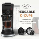 4PCS 3 Hole K-Cup Coffee Capsule Coffee Maker Reusable Filter For Keurig Brewers