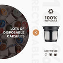 4PCS 3 Hole K-Cup Coffee Capsule Coffee Maker Reusable Filter For Keurig Brewers