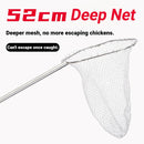 Poultry Catch Net Bag Hook Set Stainless Steel Thickened for Farm