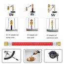 21pcs Bicycle Valve Adapter Set Universal Bike Tire Valve Converter Group Kit